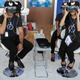 Watching “Clouds over Sidra” and other VR films at the hub.